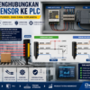 Diagram wiring Area Sensor ke PLC menggunakan output NPN dan PNP pada sistem otomasi industri dengan catu daya 24VDC.