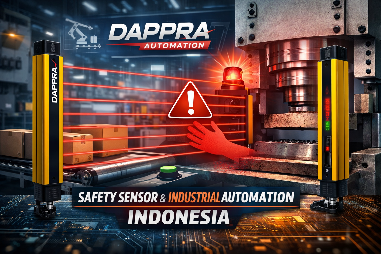 Cara Memilih Safety Light Curtain yang Tepat untuk Mesin Industri