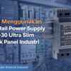 DIN Rail power supply HDR-30 30W ultra slim 35mm DAPPRA untuk panel industri dan PLC