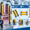 DAPPRA DPR-2440-NPN-NC Industrial Area Sensor installation methods including top bottom mounting side mounting and adjustable bracket installation