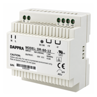 DAPPRA DR-60-12 60W 12V 4.5A Class II DIN Rail Power Supply