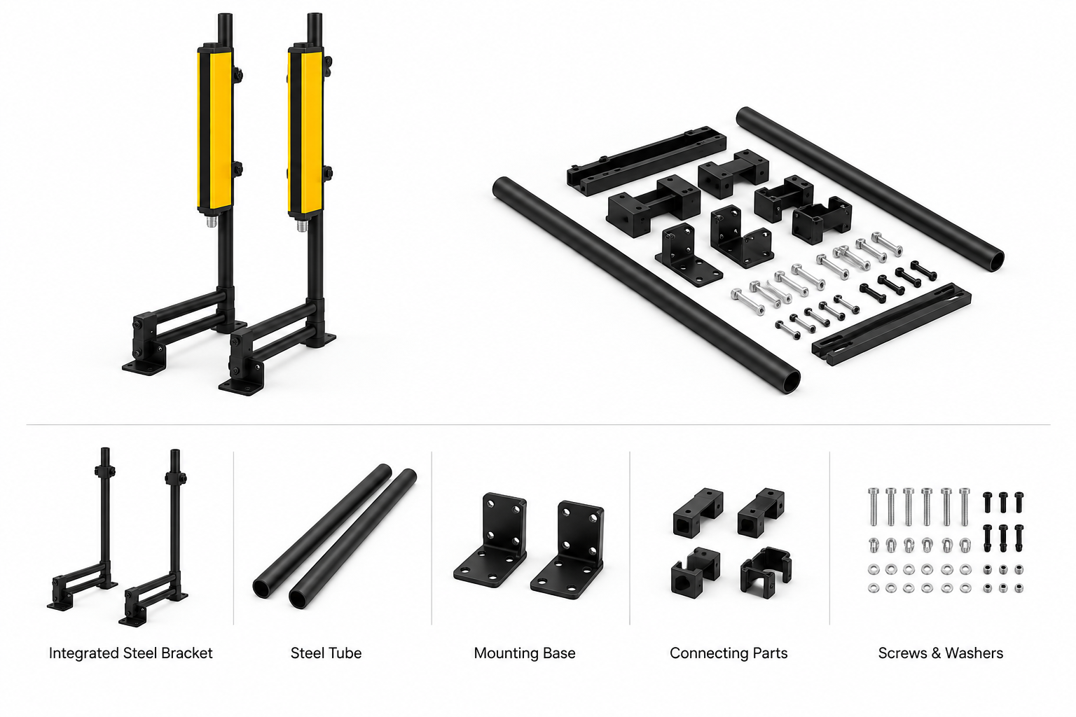 DPF Series Integrated Tube Brackets