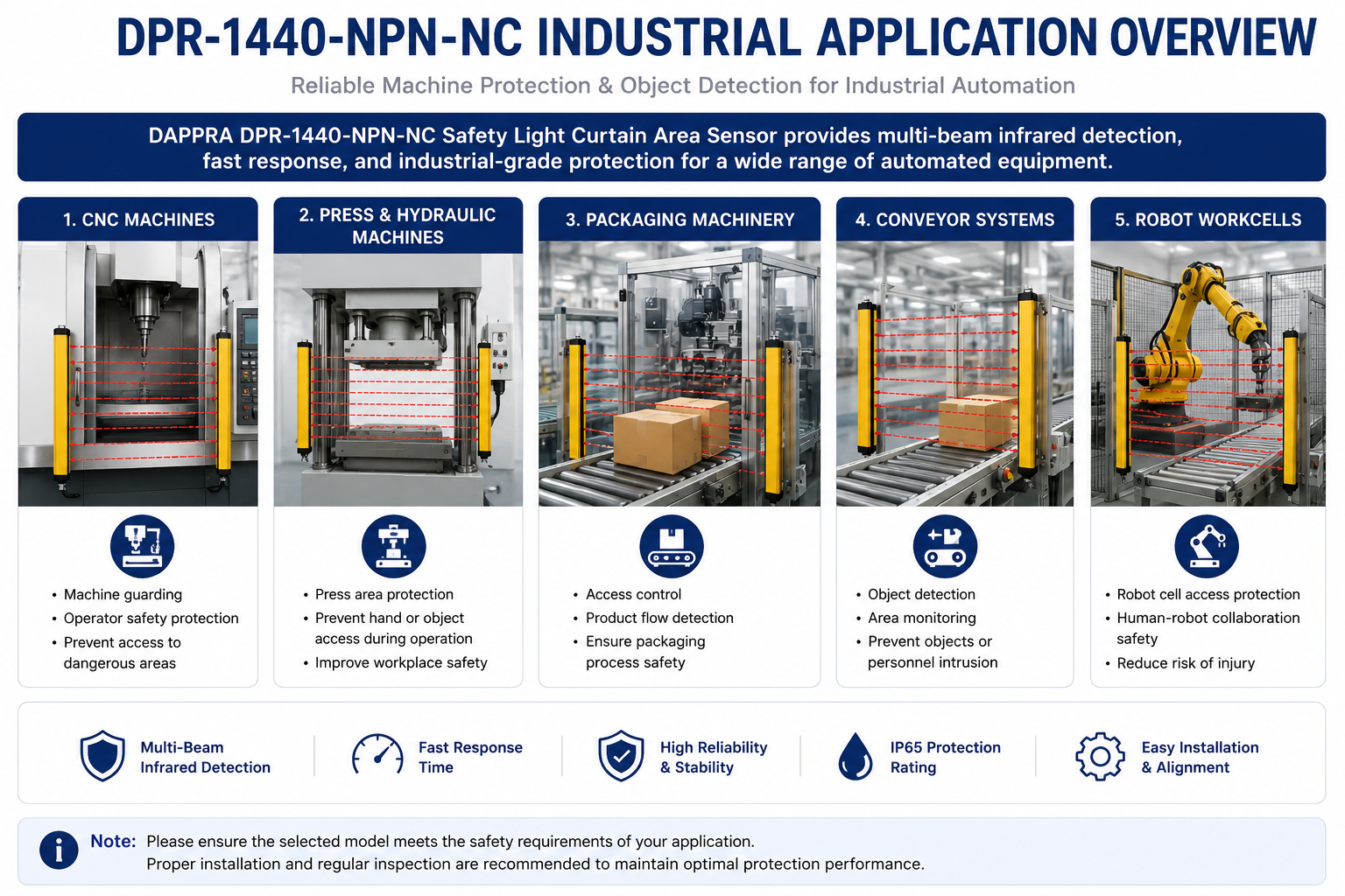 DPR-1440-NPN-NC industrial application overview
