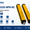 DAPPRA DPR-1620-NPN-NC Safety Light Curtain Area Sensor datasheet cover showing 16 beams 20mm beam spacing and industrial machine protection features