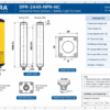 DAPPRA DPR-2440-NPN-NC Industrial Area Sensor mechanical dimensions CAD drawing with 920 mm protection height and 1006 mm total height