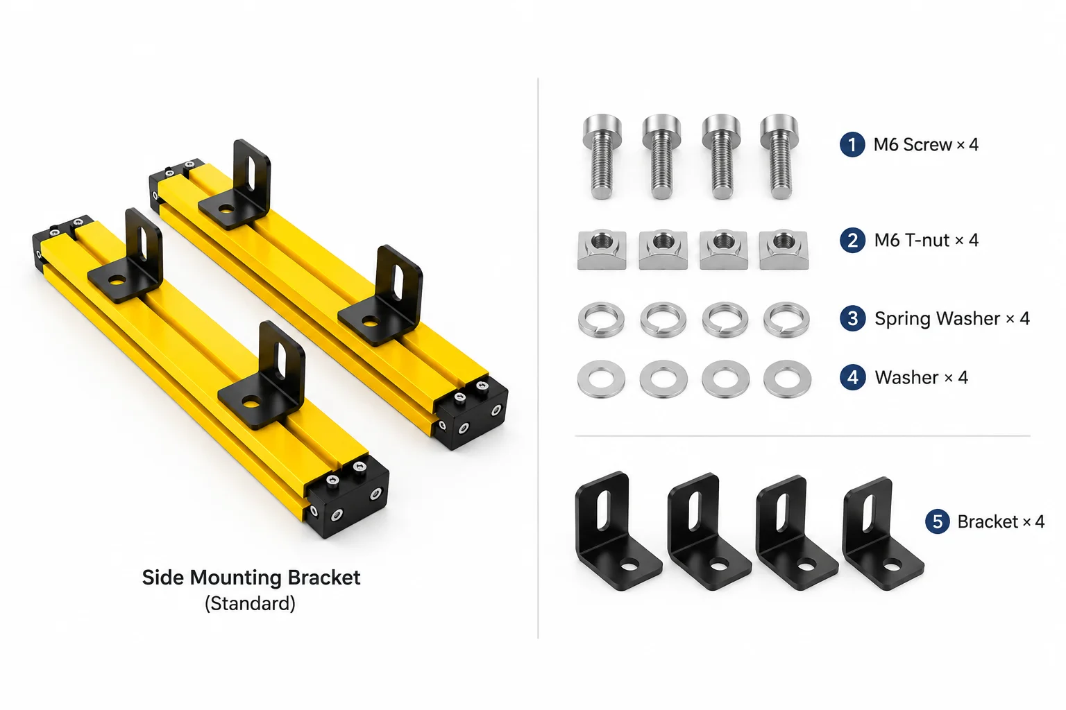 DRS Series Side Mounting Brackets