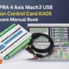 DAPPRA KA05 4 axis Mach3 USB motion controller with Mach3 CNC software screen