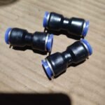 Fitting Pneumatic Lurus Union selang ukuran 12mm x 12mm PU - 12 KB70
