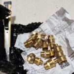 Double nepel double nipple 1/4" x 1/2" drat cowok 1/4 ke drat 1/2 KH09