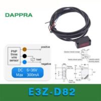 E3Z-D82 1m Compact Photoelectric Sensor with Built-in Amplifier OC35