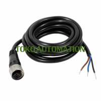 M12 Konektor 4 pin 3wire 2m straight female sensor Cable OD32 untuk aplikasi otomasi industri M12, KONEKTOR, PIN