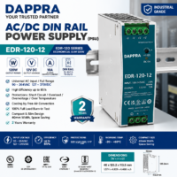EDR-120-12 12V 10A 120W DIN rail power supply industrial PSU OK06