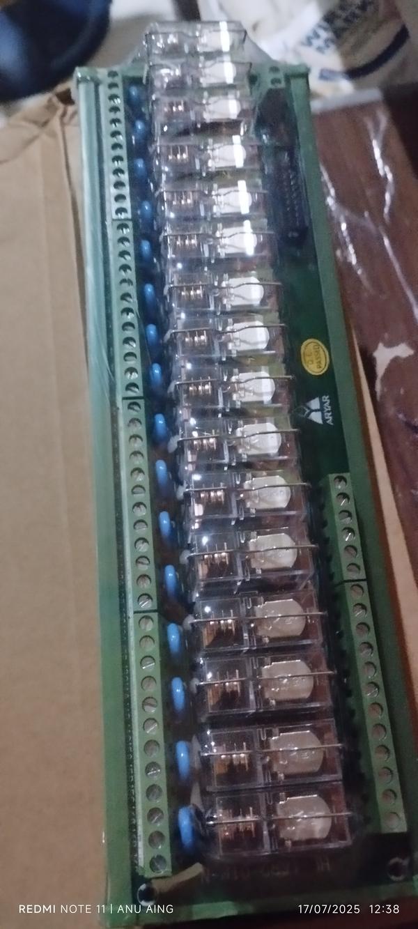 PA15 16 Channel PLC Control Panel Relay Module G2R 1 E 16A 24V D