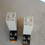 H3Y-2 Delay Timer Relay + Socket Base 220VAC 60s PD36