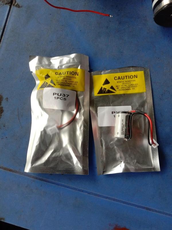 Baterai ER14250 3.6V ETC PLC dvp-32eh PLC Battery PU37