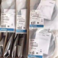 E32-ZT11R M4 through beam fiber optic sensor head flexible fiber 2m cable PV21