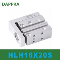 HLH16X20S compact slide air cylinder 16mm bore 20mm stroke PV33