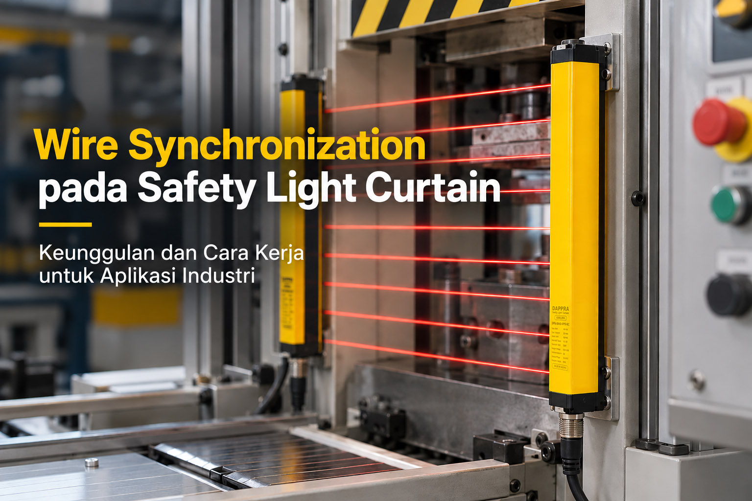 Wire Synchronization pada Safety Light Curtain Keunggulan dan Cara Kerja