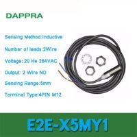 E2E-X5MY1 E2E X5MY1 E2EX5MY1 PROXIMITY SENSOR E2E-X5MY1 PH61 untuk aplikasi otomasi industri E2E, X5MY1, E2E