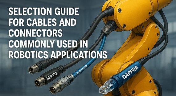 Robotic cable and connector selection guide for industrial automation systems