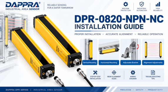 DPR-0820-NPN-NC Industrial Area Sensor Installation Guide