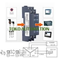 DC Voltage Current Transmitter Signal Isolator 4-20mA ke 4-20mA ST98
