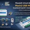 Masalah umum dan solusi Mach3 USB Motion Control Card 4 Axis KA05 untuk CNC Router dan sistem otomasi