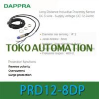 PRD12-8DP PRD12 8DP 8mm PNP Inductive Proximity Sensor PX61 untuk aplikasi otomasi industri PRD12, PRD12, PNP