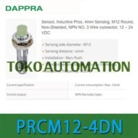 PRCM12-4DN PRCM12 4DN M12 NPN Normally Open Proximity Sensor PU22 untuk aplikasi otomasi industri PRCM12, PRCM12, M12